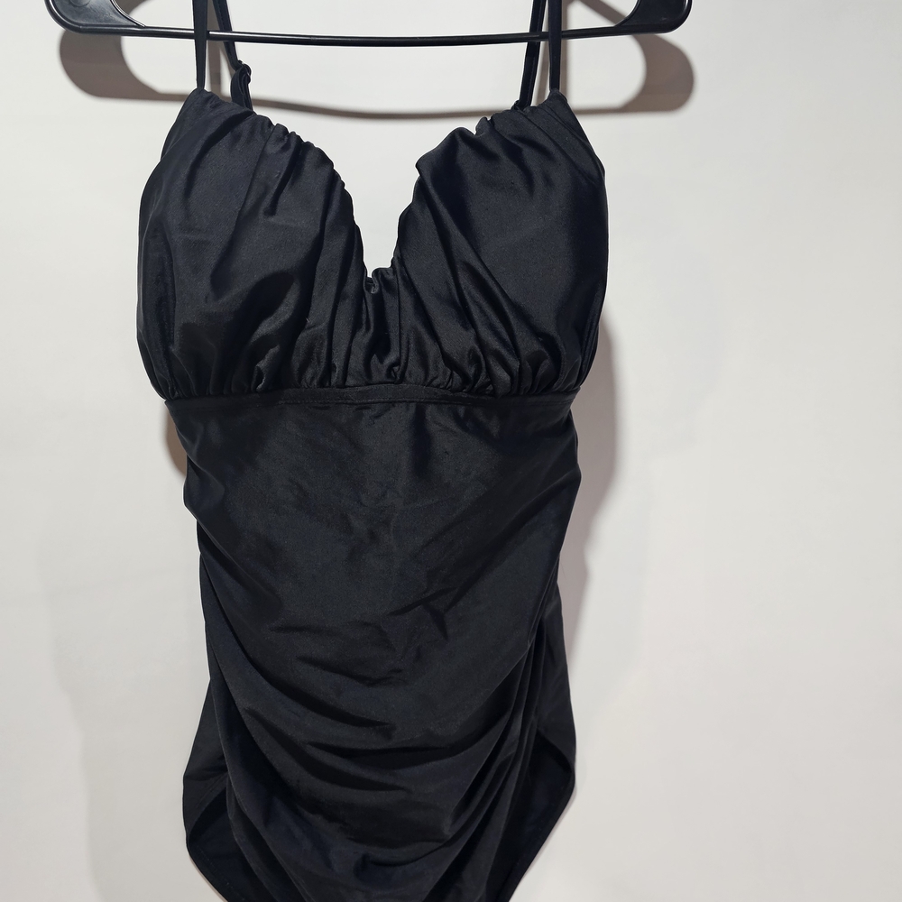 Merona Black Women's One Piece Swimsuit